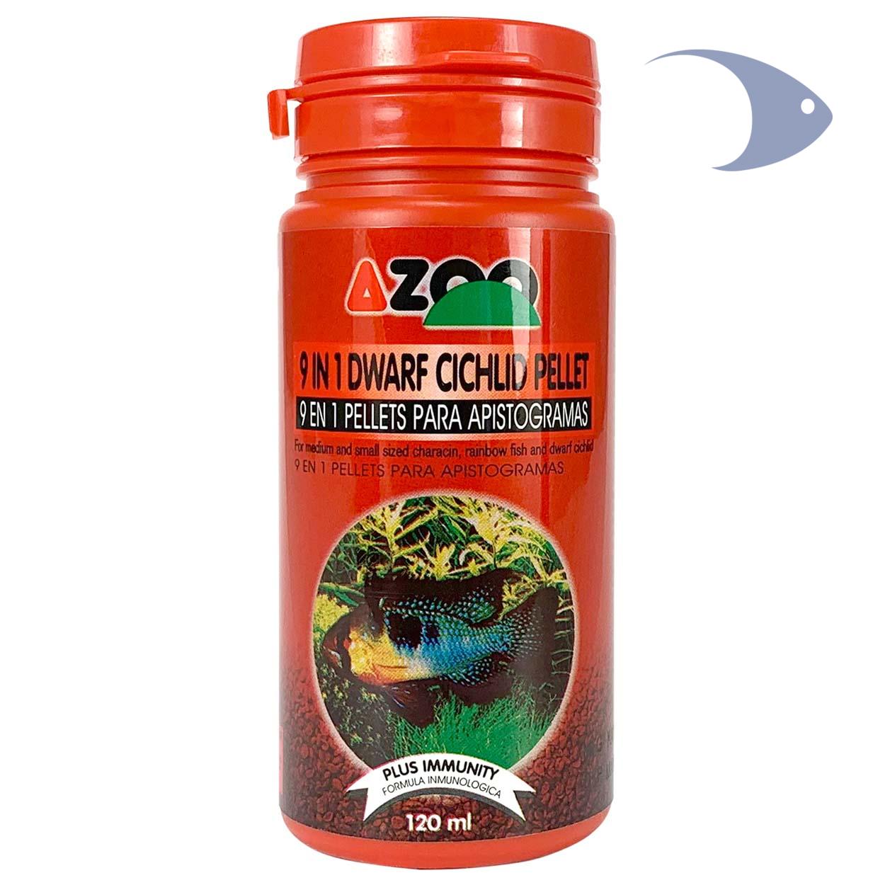 AZOO 9 in 1 Dwarf Cichlid Pellet 1 AZOO 9 in 1 Dwarf Cichlid Pellet