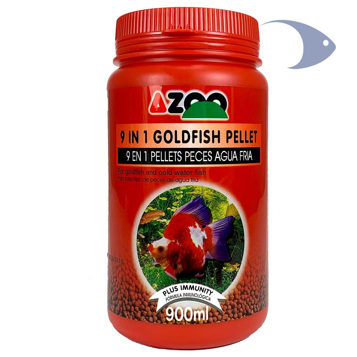 AZOO 9 in 1 Goldfish Pellet 2 AZOO 9 in 1 Goldfish Pellet - Imagen 2