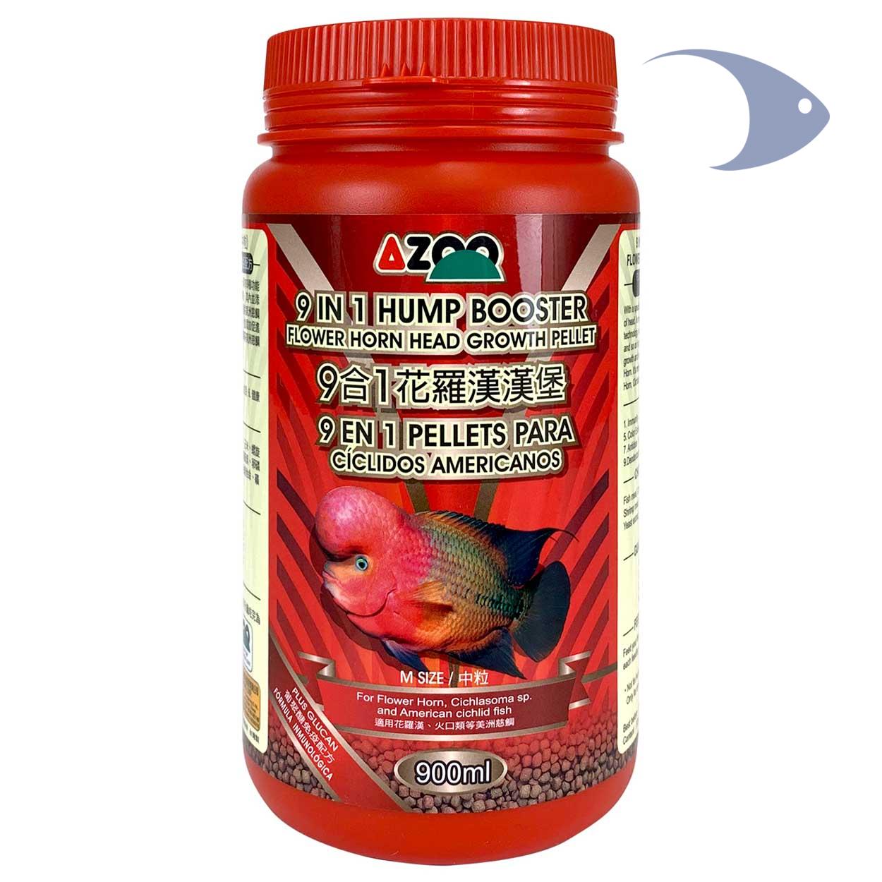 AZOO 9 in 1 Hump Booster para Flower Horn 1 AZOO 9 in 1 Hump Booster para Flower Horn