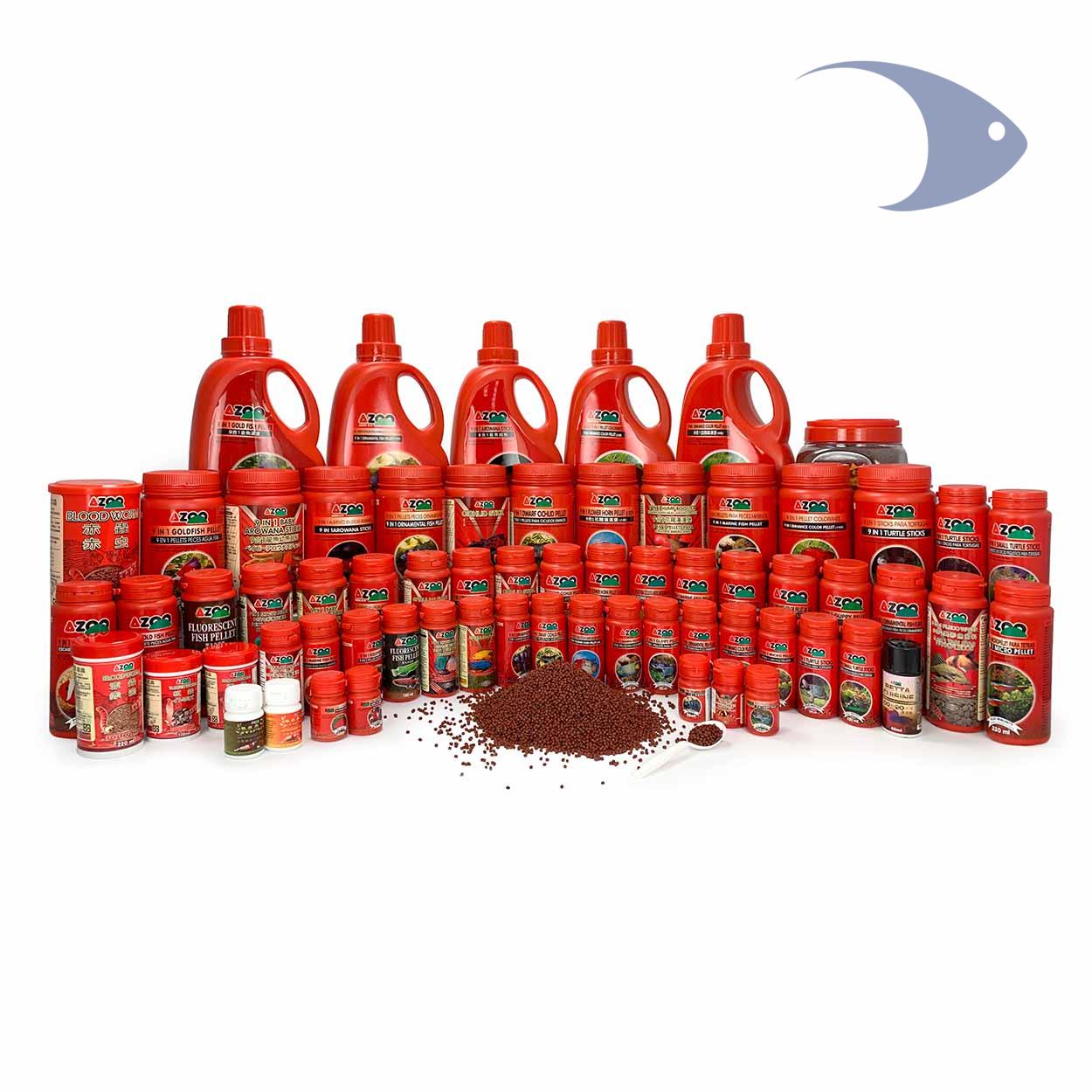 AZOO 9 in 1 Spirulina Flake 2 AZOO 9 in 1 Spirulina Flake - Imagen 2