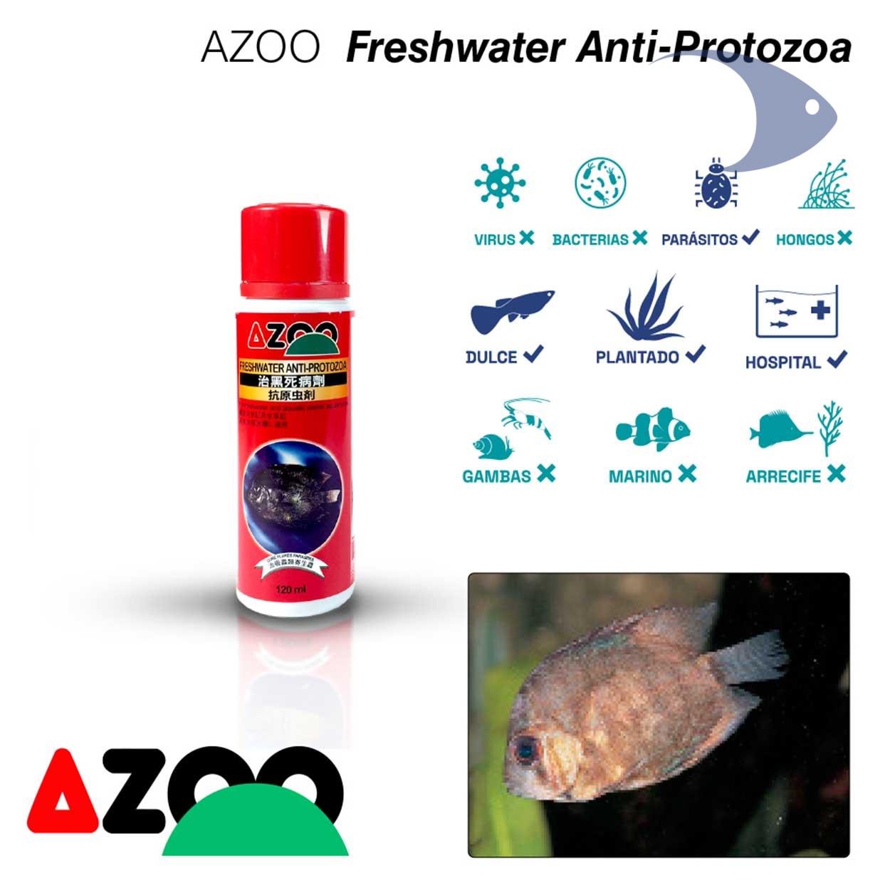 AZOO Freshwater Anti-Protozoa 3 AZOO Freshwater Anti-Protozoa - Imagen 3