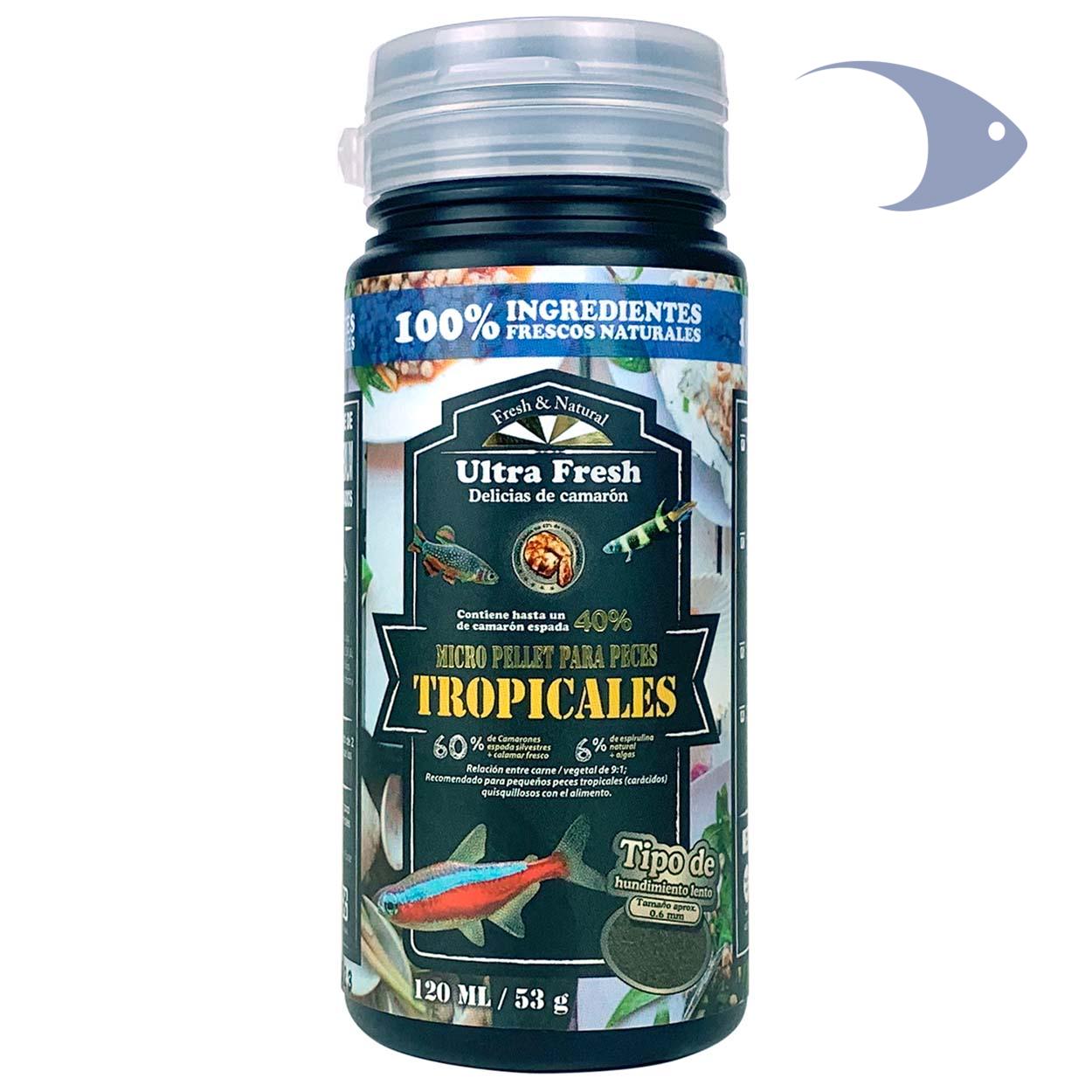 Micro pellet para peces tropicales 1 Ultra Fresh Micro pellet para peces tropicales