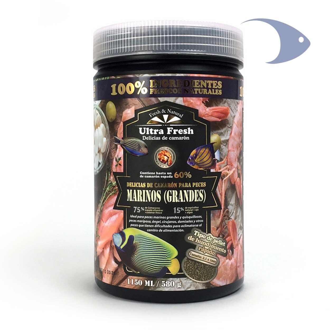 Delicias de camarón para peces marinos grandes 3 Delicias de camarón para peces marinos grandes - Imagen 3