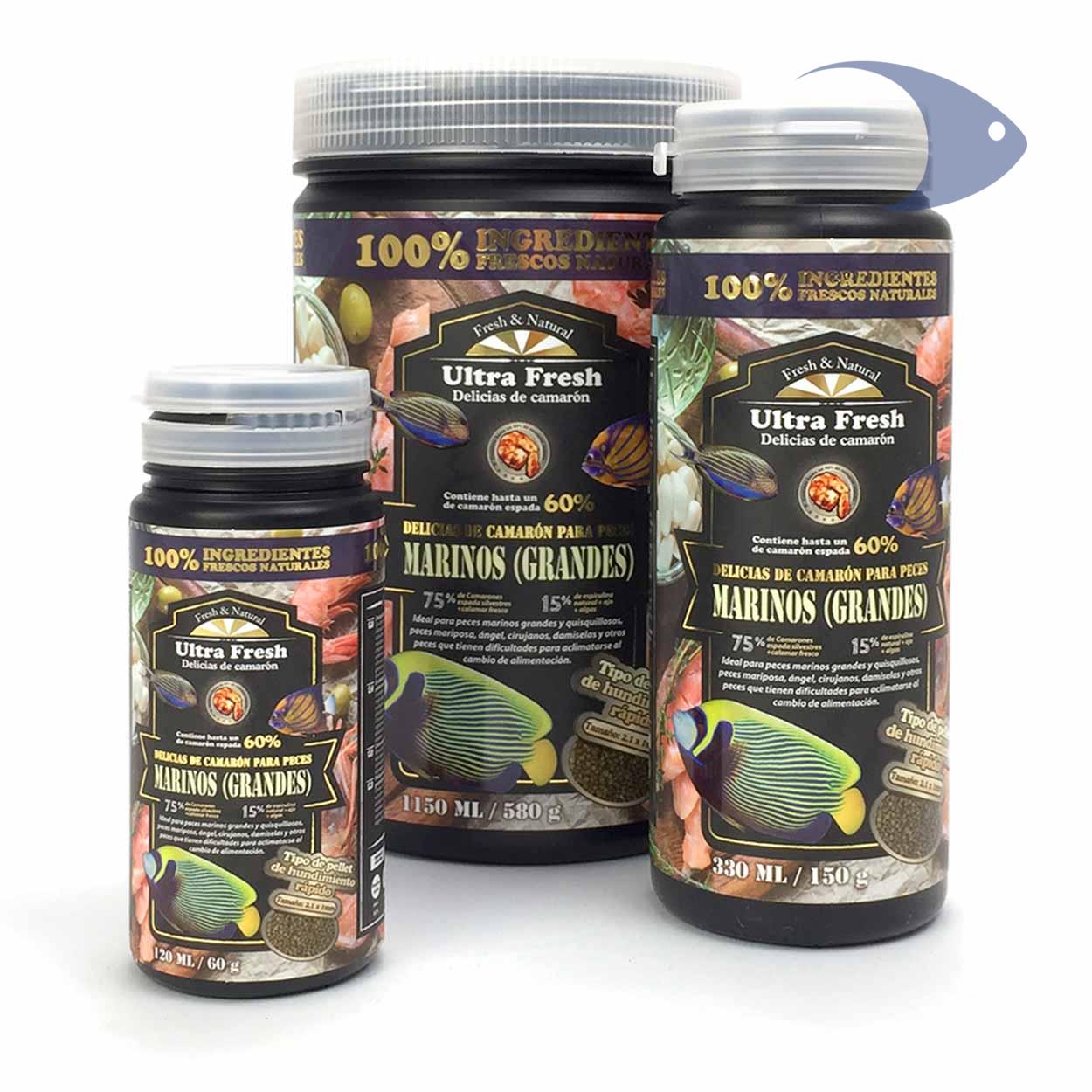 Delicias de camarón para peces marinos grandes 4 Delicias de camarón para peces marinos grandes - Imagen 4
