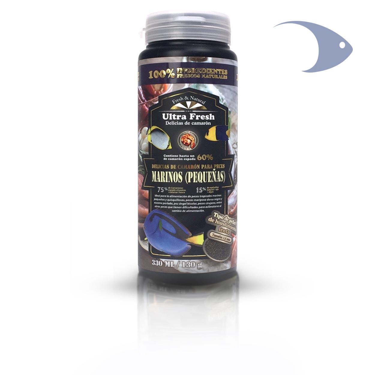 Delicias de camarón para peces marinos pequeñas 1 Ultra Fresh Delicias de camarón para peces marinos pequeñas