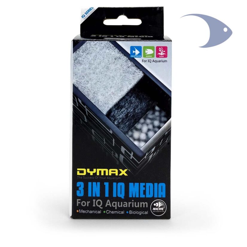Medios filtrantes DYMAX 3 en 1 para acuarios IQ