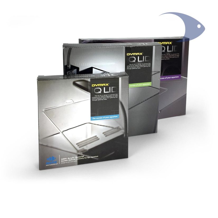Tapas en acrílico transparente DYMAX IQ LID para acuarios IQ
