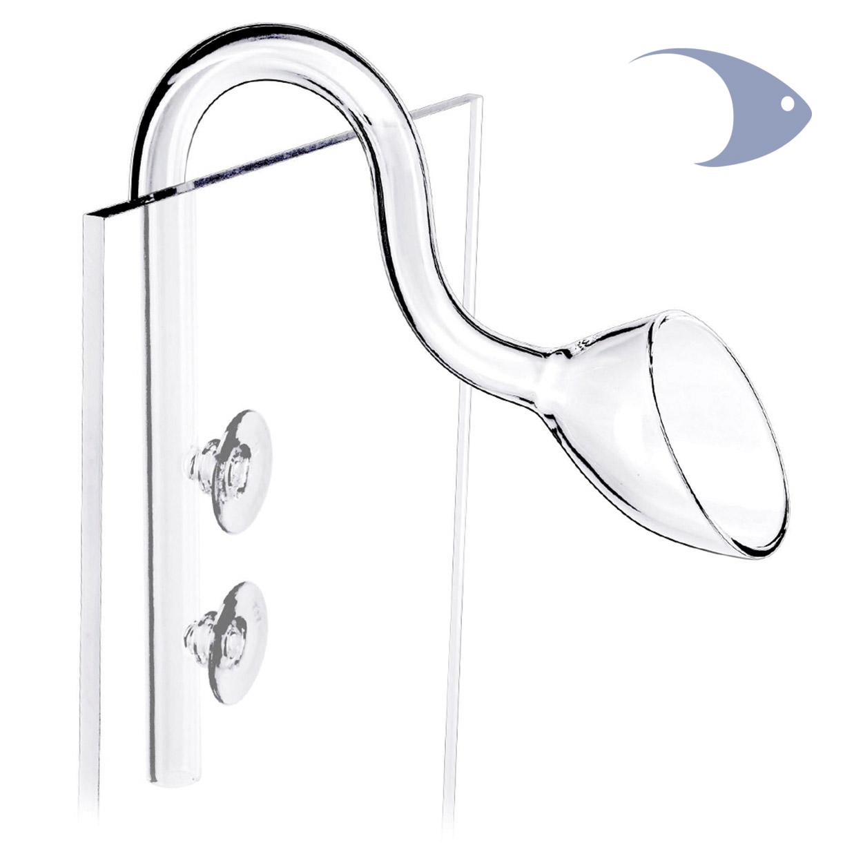 Lily Pipe de cristal curvado DYMAX 2 Lily Pipe de cristal curvado DYMAX - Imagen 2