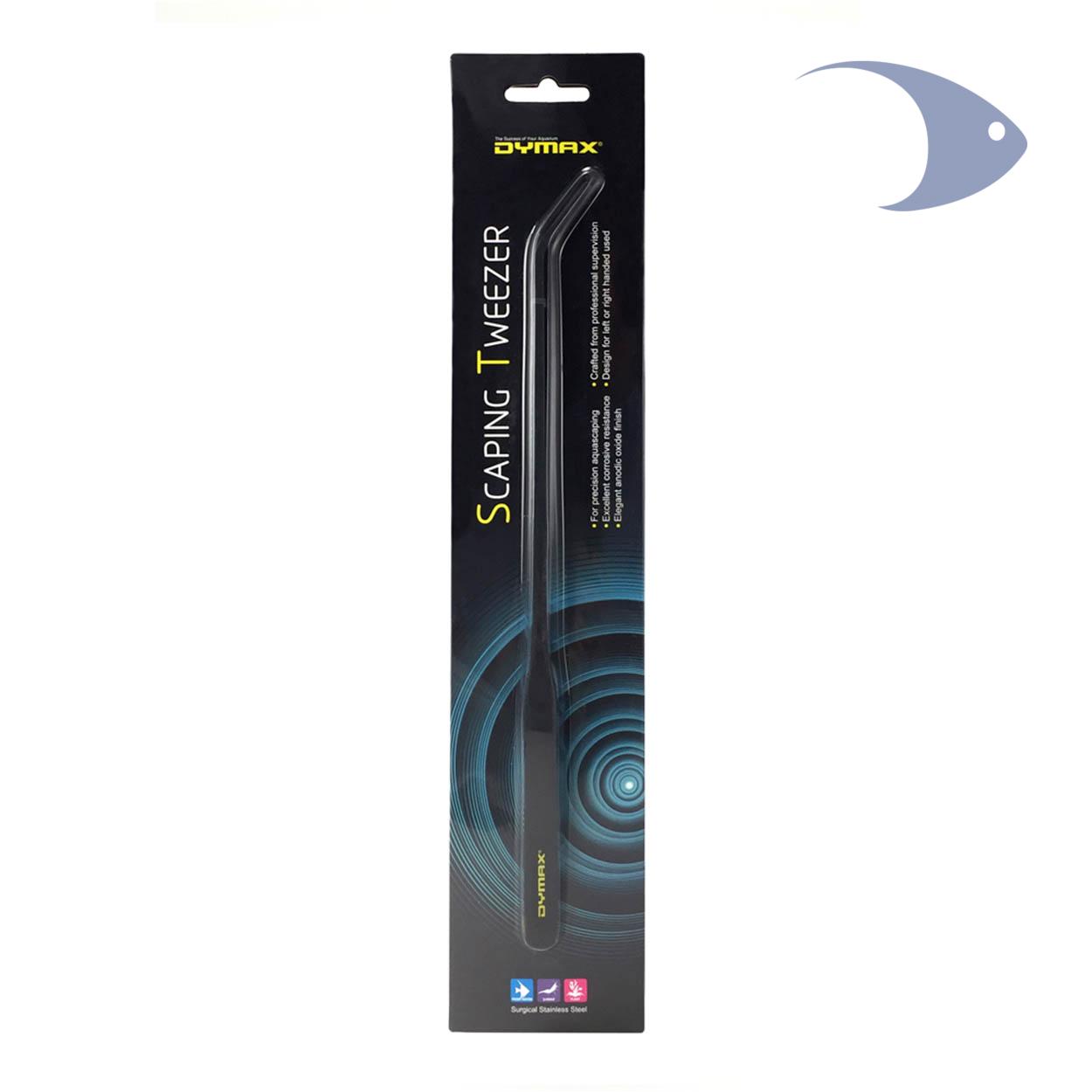 Pinzas curvas DYMAX de acero inoxidable anodizado en negro 1 Pinzas curvas DYMAX de acero inoxidable anodizado en negro