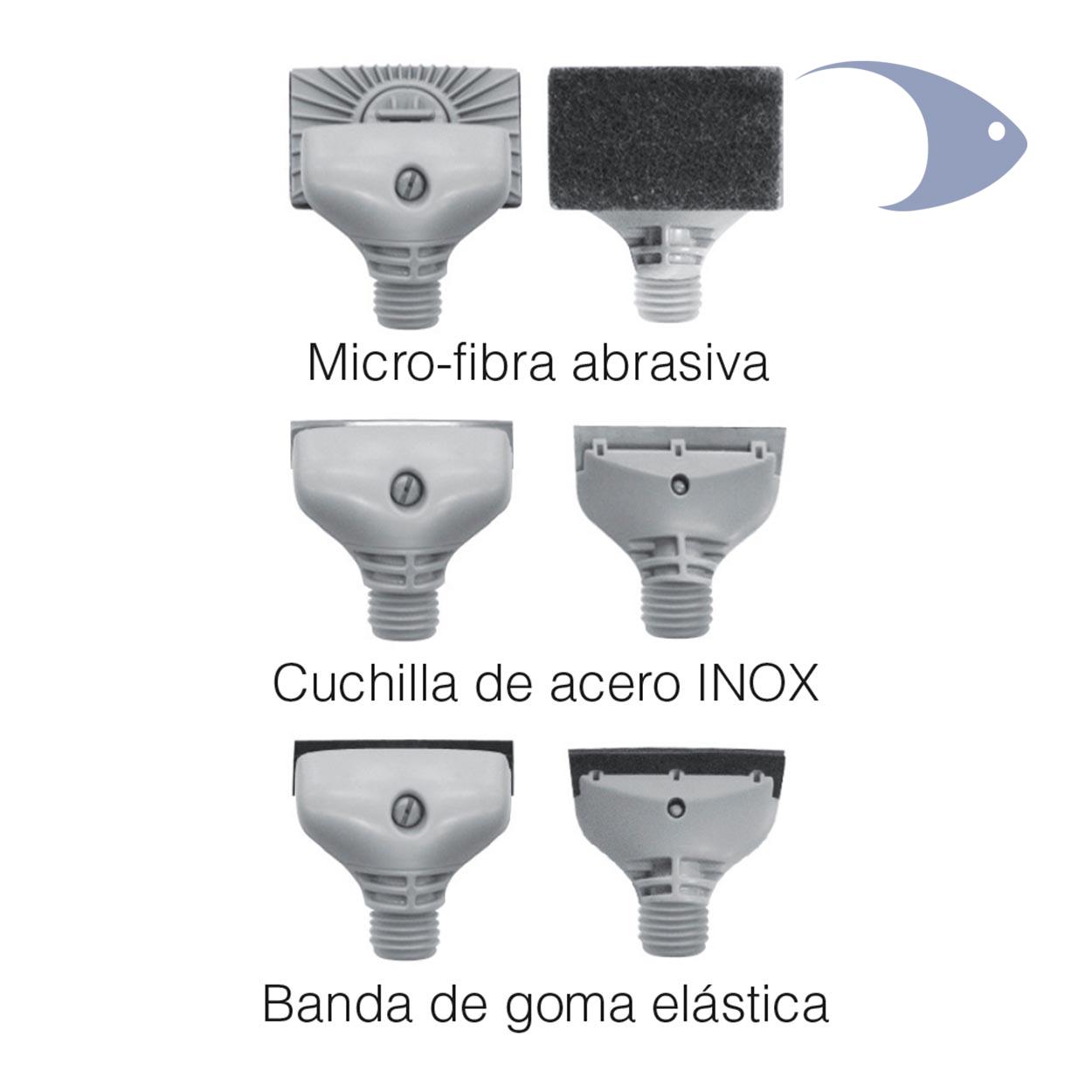 Rasqueta ISTA 3 en 1 para vidrio y acrílico 2 Rasqueta ISTA 3 en 1 para vidrio y acrílico - Imagen 2