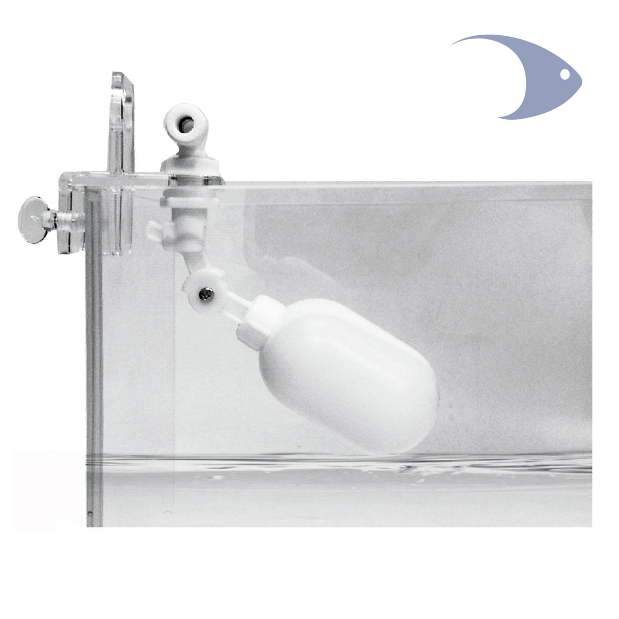 UEETEK Válvula de flotador de plástico para agua peces tanque acuario filtro pequeño flotador 