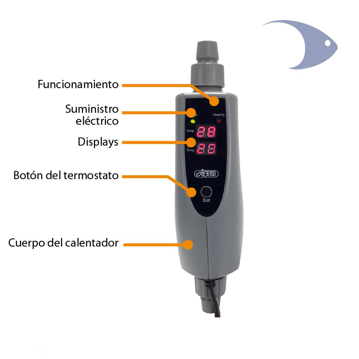 Calentador externo de silicio externo ISTA con termostato digital 3 Calentador externo de silicio externo ISTA con termostato digital - Imagen 3