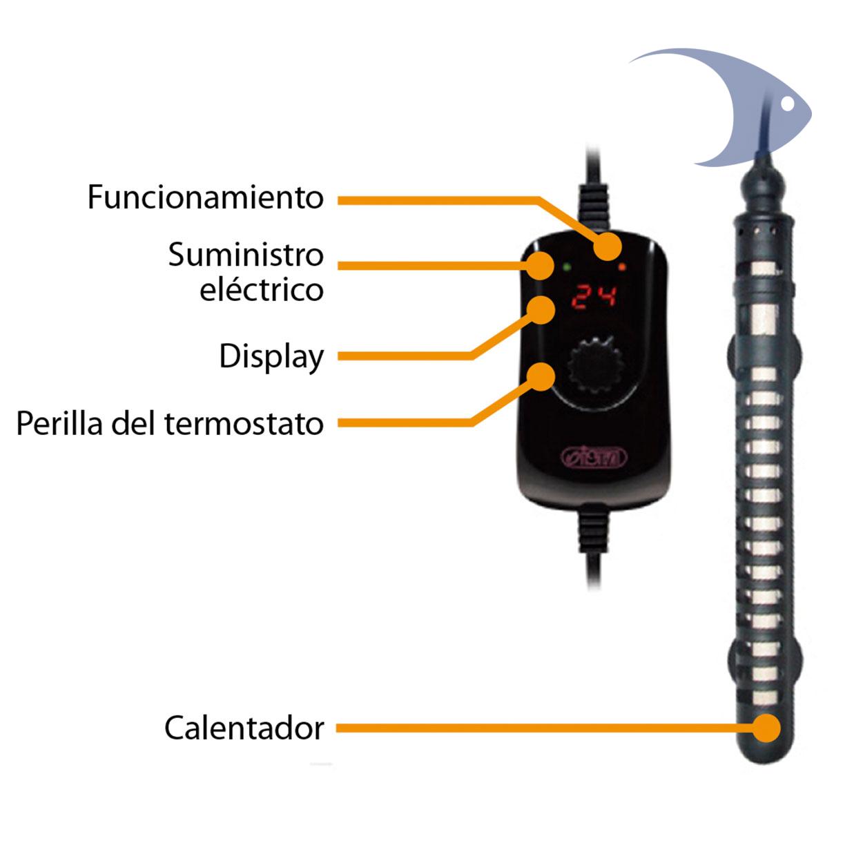 Calentador de silicio ISTA con termostato digital y control externo 3 Calentador de silicio ISTA con termostato digital y control externo - Imagen 3