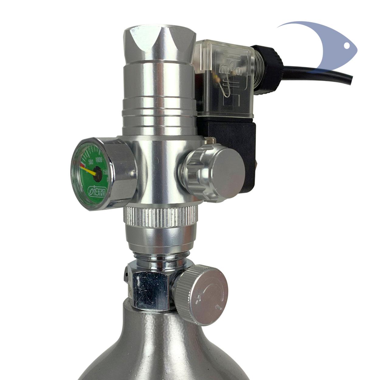 Regulador para CO2 ISTA de montaje vertical 1 Regulador para CO2 ISTA de montaje vertical