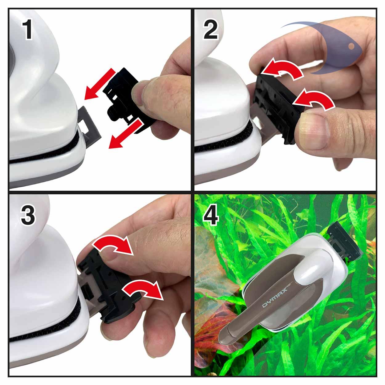 Limpiador magnético flotante DYMAX Mag Scraper 13 Limpiador magnético flotante DYMAX Mag Scraper - Imagen 13
