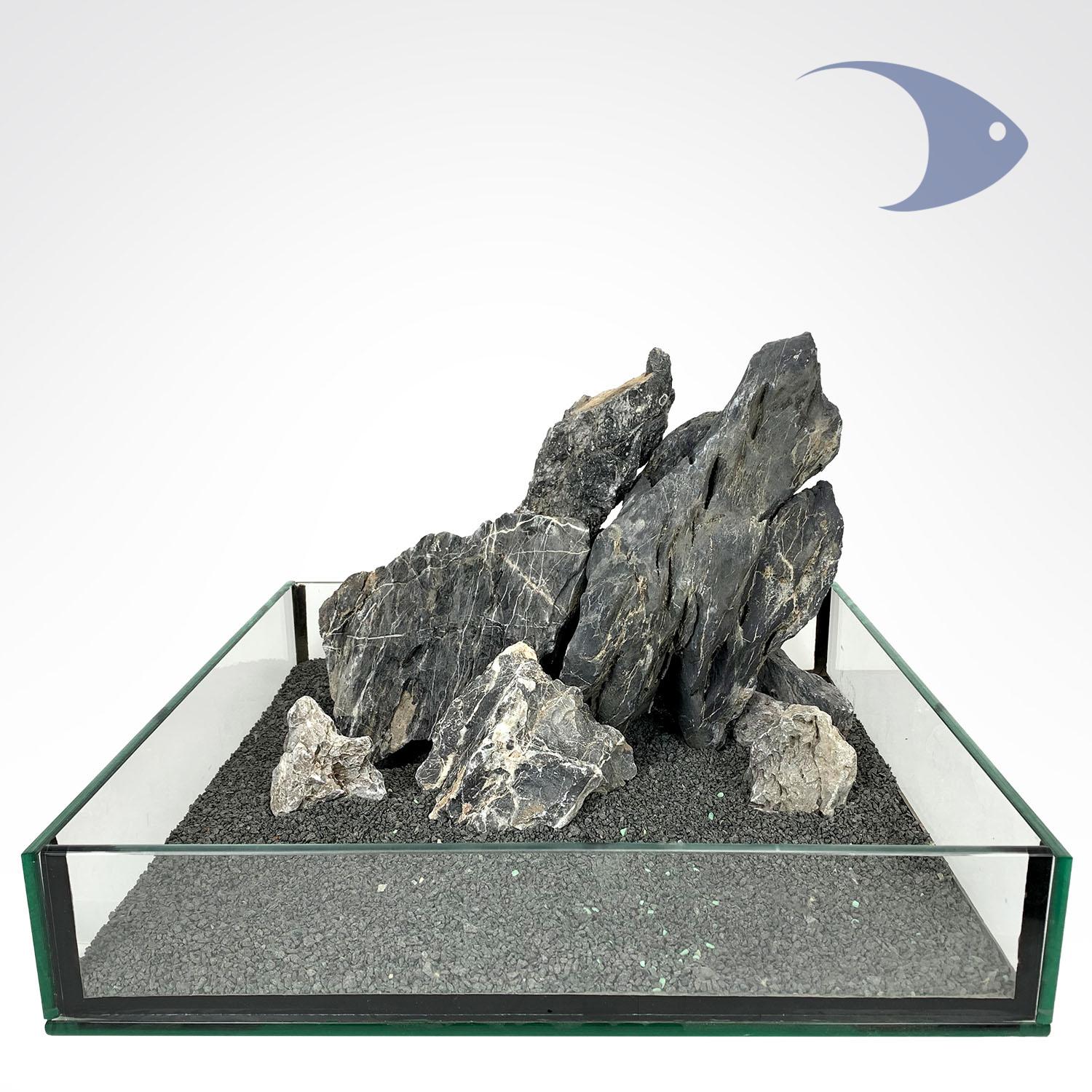 Rocas decorativas naturales Paisaje Black 2 Rocas decorativas naturales Paisaje Black - Imagen 2