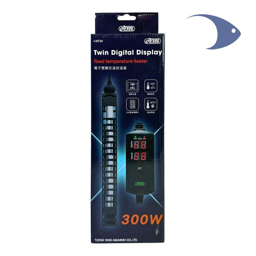 Calentador con termostato digital doble display