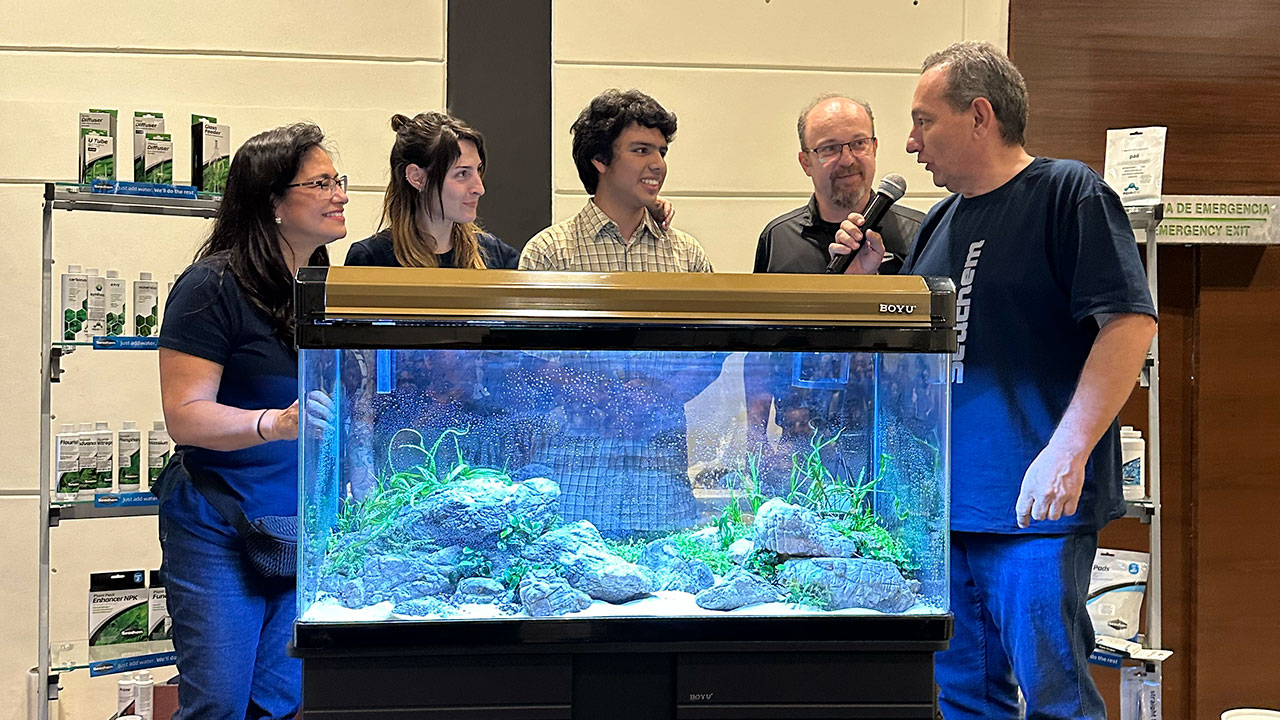Ganador de la rifa del acuario EA 100